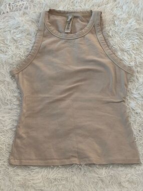 SKIMS Soft Crewneck Tank Top - Light Beige